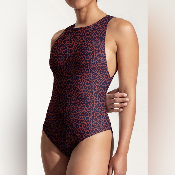 Oy Surf Apparel One Piece Surf Suit “Blay” - Cool Cat Print - Size Small - Picture 3 of 14